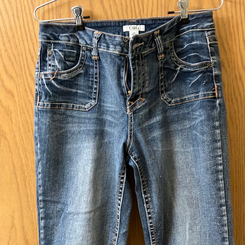 Blue Denim knee length Bermuda shorts